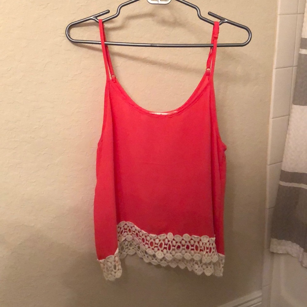 Red Liberty Love Tank